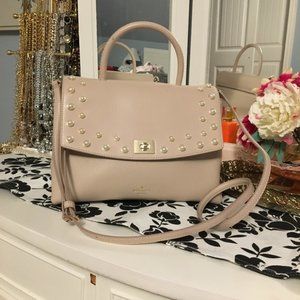 Kate Spade Serrano place leather pearl dorina